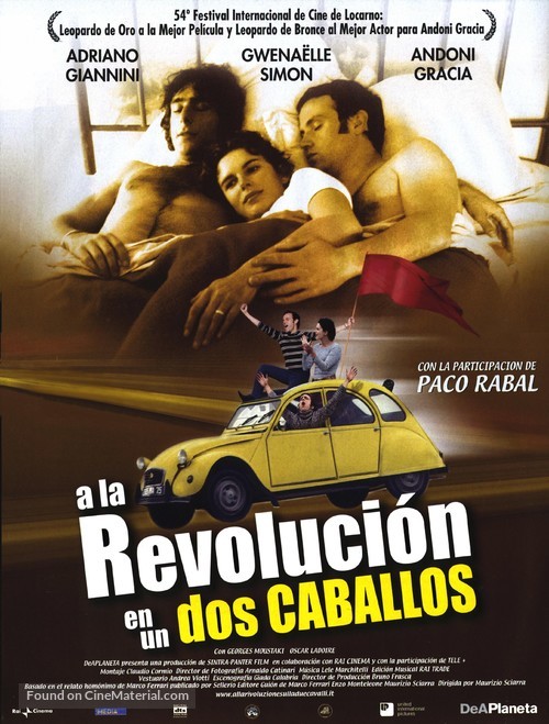 Alla rivoluzione sulla due cavalli - Spanish poster