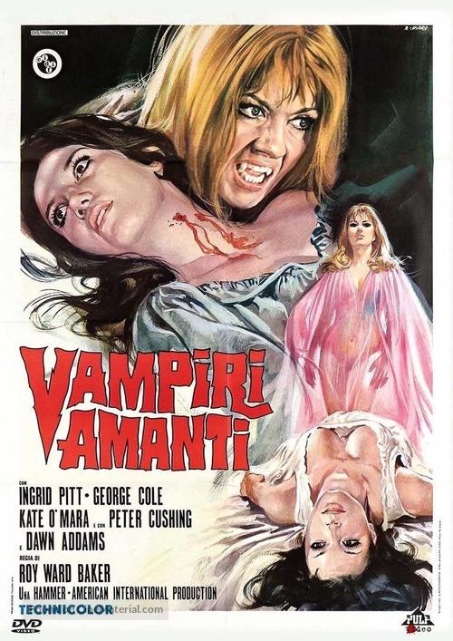 The Vampire Lovers - Italian DVD movie cover