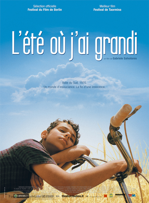 Io non ho paura - French Movie Poster
