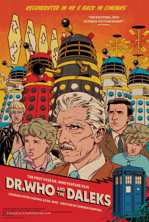 Dr. Who and the Daleks - British Movie Poster