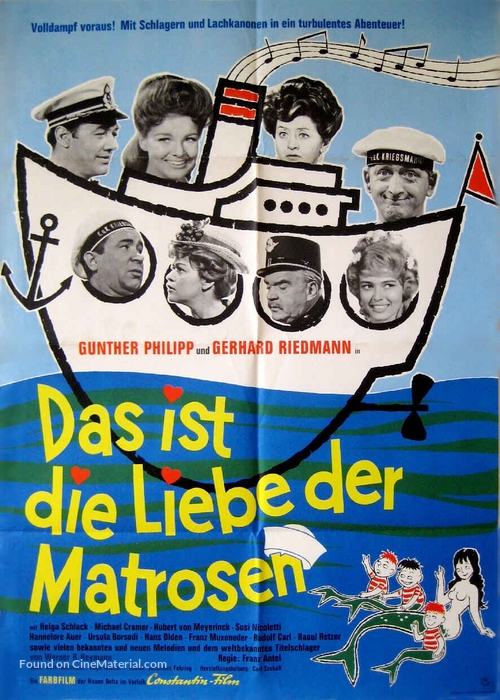 Das ist die Liebe der Matrosen - German Movie Poster