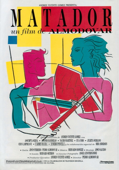 Matador - Spanish Movie Poster
