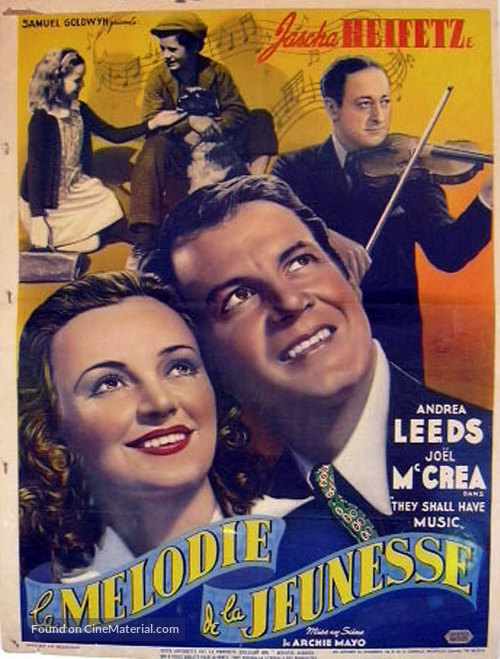 They Shall Have Music - Belgian Movie Poster