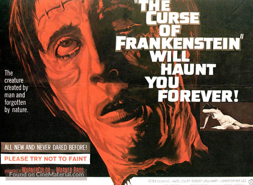 The Curse of Frankenstein - Movie Poster