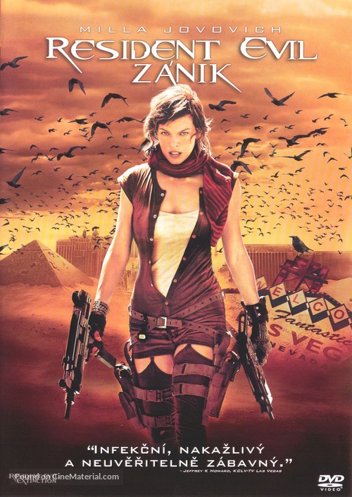 Resident Evil: Extinction - Czech DVD movie cover