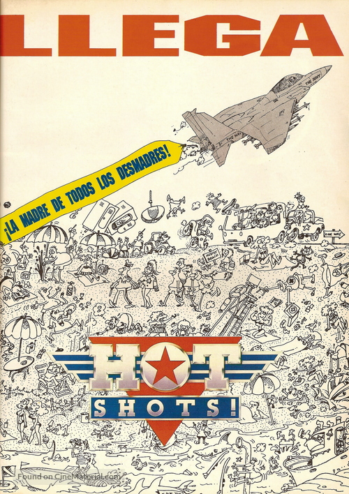 Hot Shots - Spanish Movie Poster