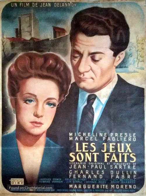 Les jeux sont faits - French Movie Poster