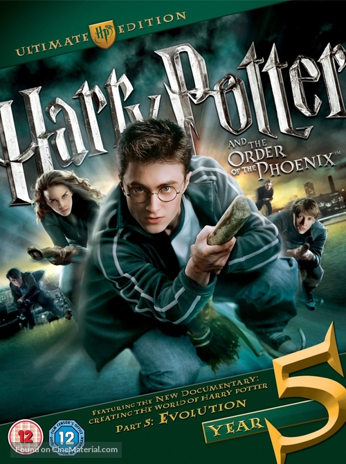 Harry Potter and the Order of the Phoenix - British DVD movie cover