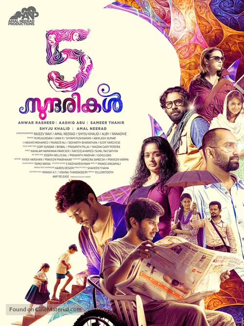 5 Sundarikal - Indian Movie Poster