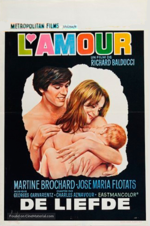 L&#039;amour - Belgian Movie Poster