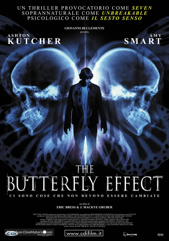 The Butterfly Effect - Italian Movie Poster