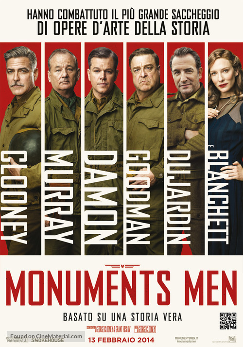 The Monuments Men - Italian Movie Poster