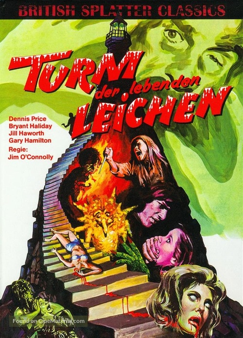 Tower of Evil - German Blu-Ray movie cover