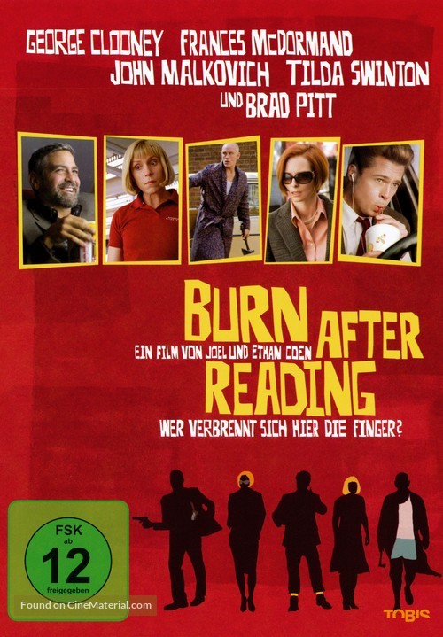 Burn After Reading - German DVD movie cover