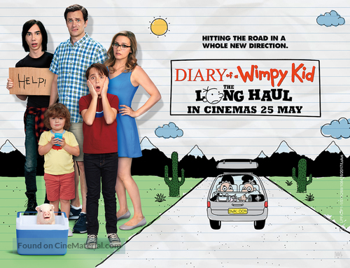 Diary of a Wimpy Kid: The Long Haul - Malaysian Movie Poster