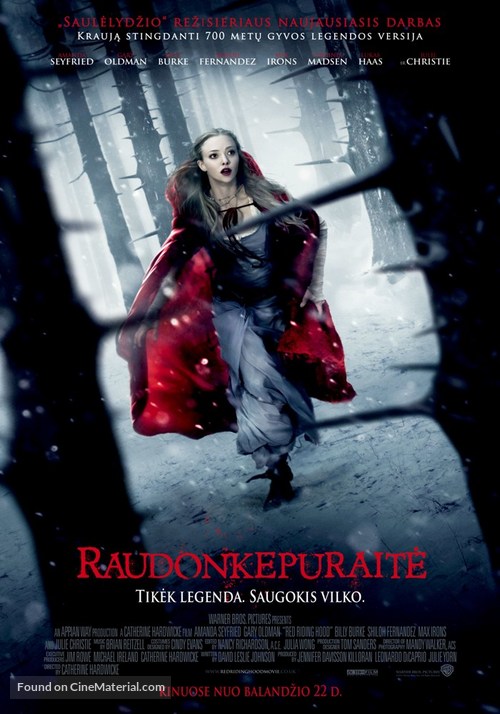 Red Riding Hood - Lithuanian Movie Poster