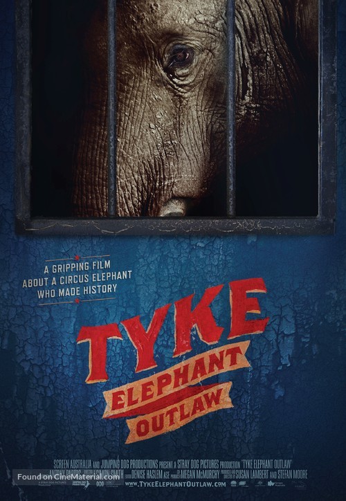 Tyke Elephant Outlaw - Australian Movie Poster