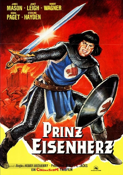 Prince Valiant - German Movie Poster