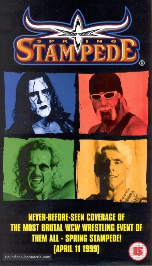 WCW Spring Stampede - British VHS movie cover