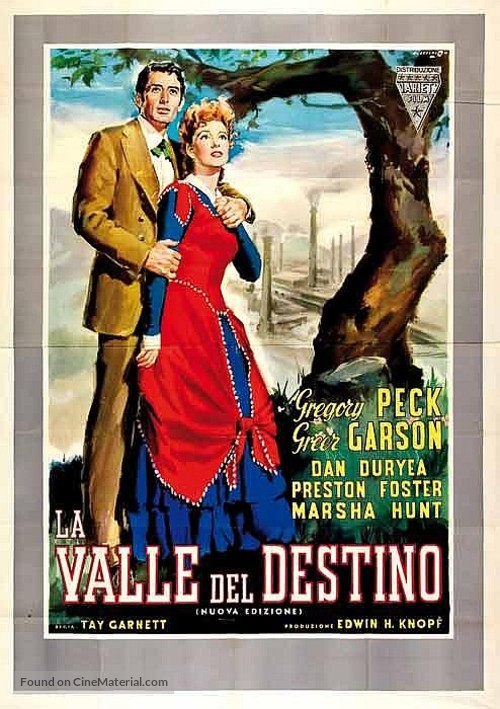 The Valley of Decision - Spanish Movie Poster