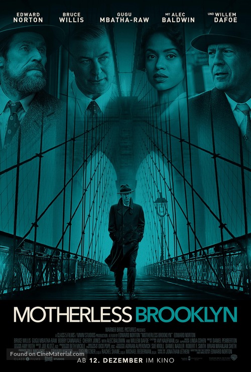 Motherless Brooklyn - German Movie Poster