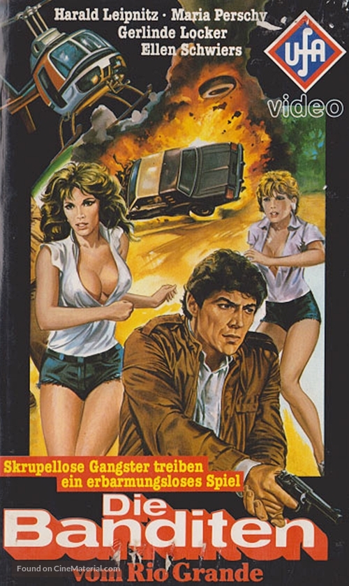 Die Banditen vom Rio Grande - German VHS movie cover