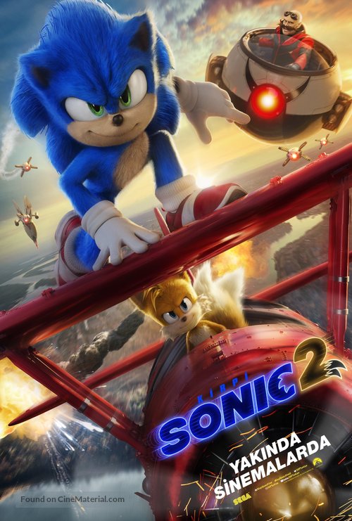 Sonic the Hedgehog 2 - Turkish Movie Poster