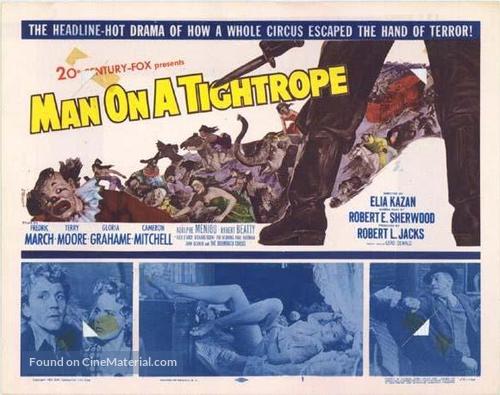 Man on a Tightrope - British Movie Poster