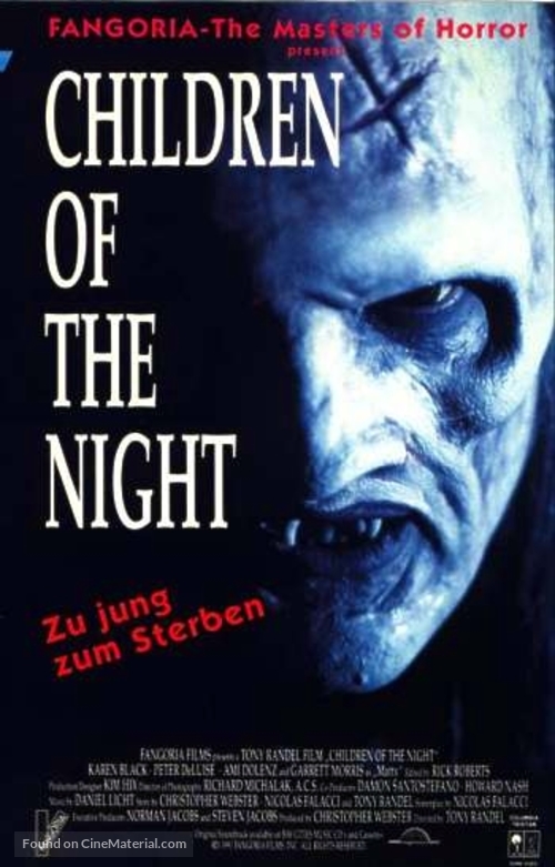 Children of the Night - German Movie Poster