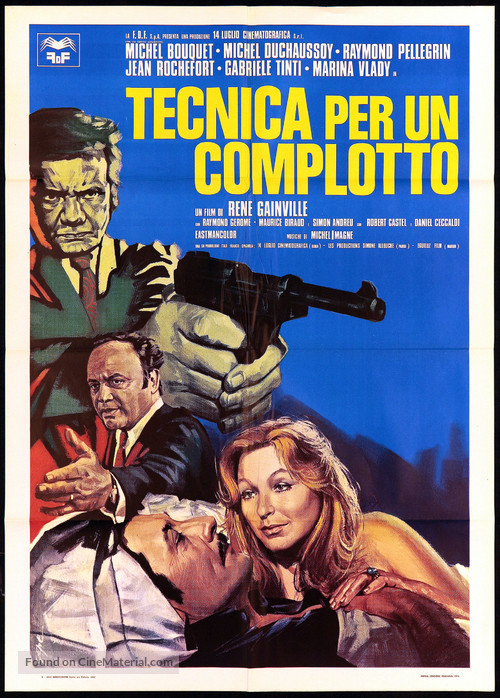 Le complot - Italian Movie Poster