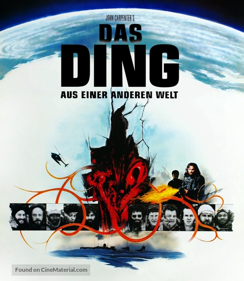 The Thing - German Blu-Ray movie cover