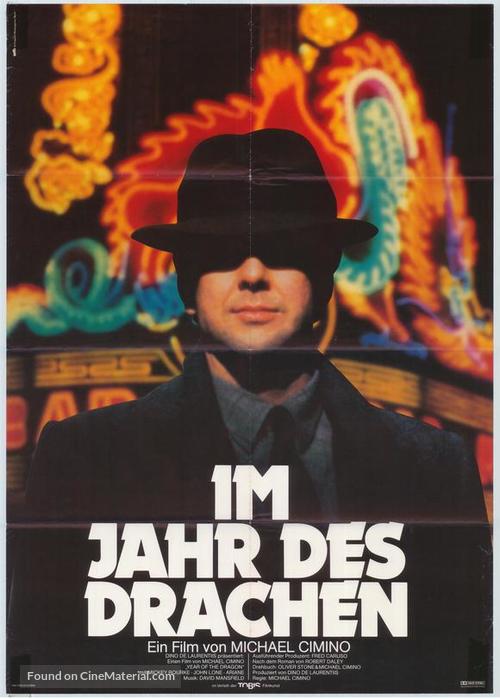Year of the Dragon - German Movie Poster