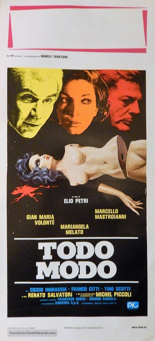 Todo modo - Italian Movie Poster