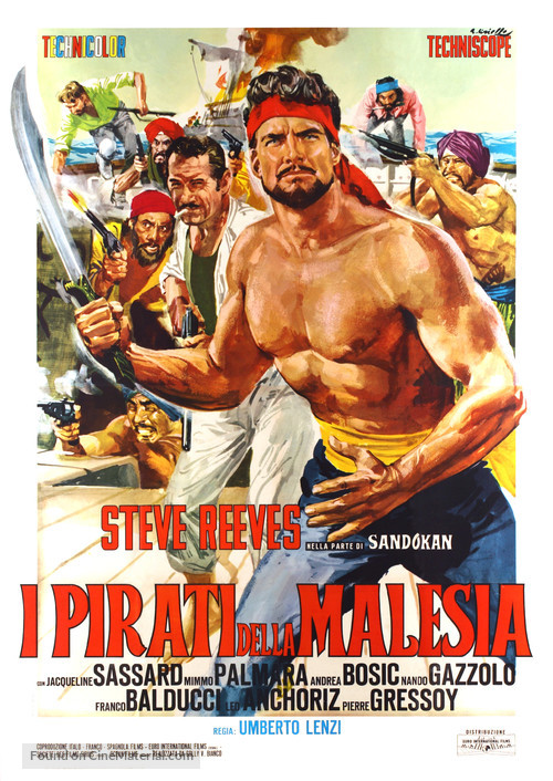 I pirati della Malesia - Italian Movie Poster
