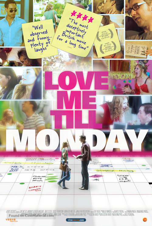 Love Me Till Monday - British Movie Poster