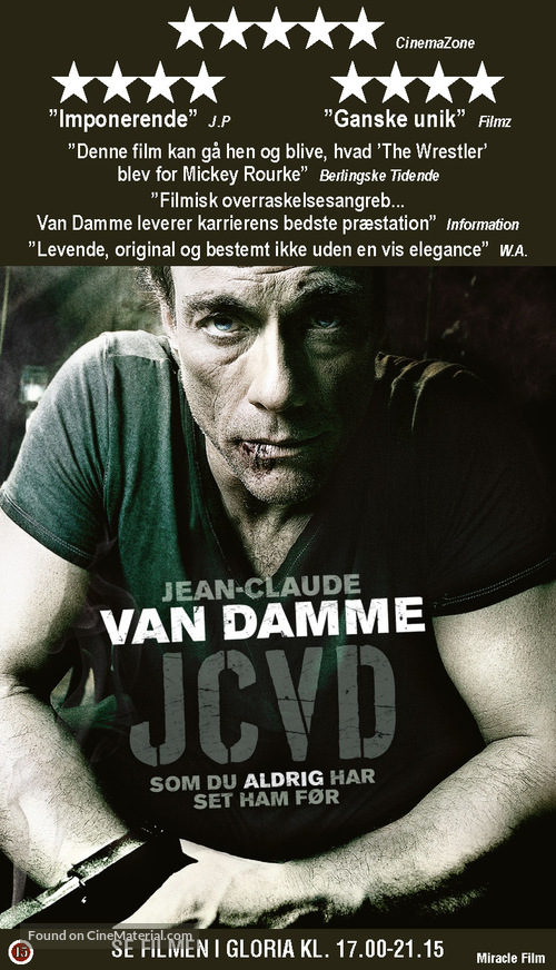 J.C.V.D. - Danish Movie Poster