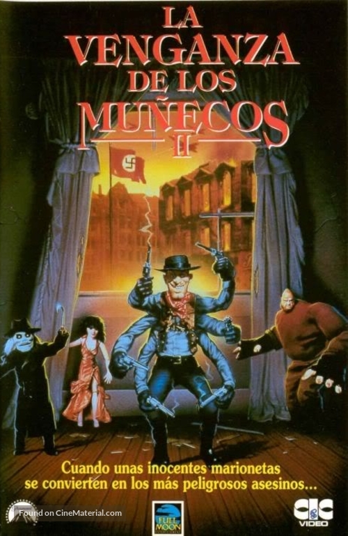 Puppet Master III: Toulon&#039;s Revenge - Argentinian VHS movie cover