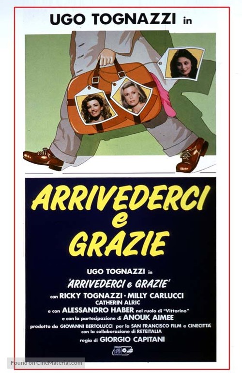 Arrivederci e grazie - Italian Movie Poster