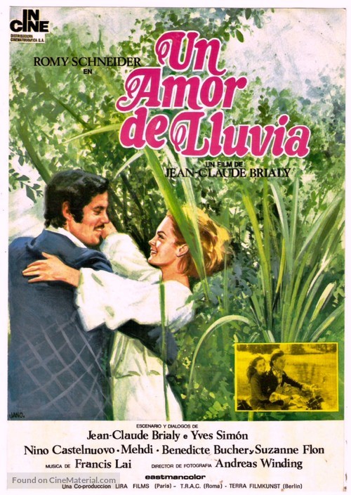 Un amour de pluie - Spanish Movie Poster