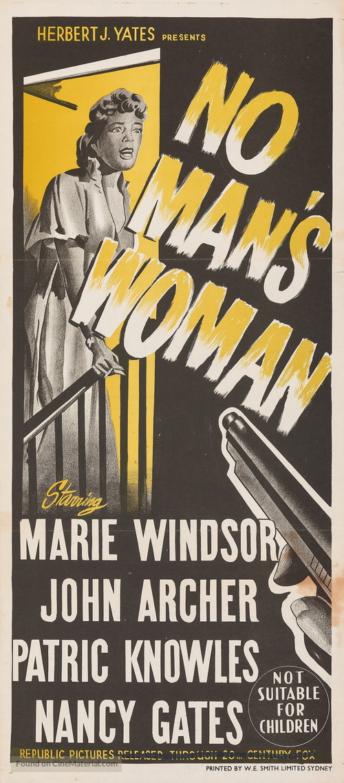 No Man&#039;s Woman - Australian Movie Poster