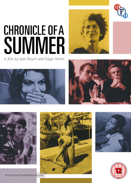 Chronique d&#039;un &eacute;t&eacute; (Paris 1960) - British DVD movie cover