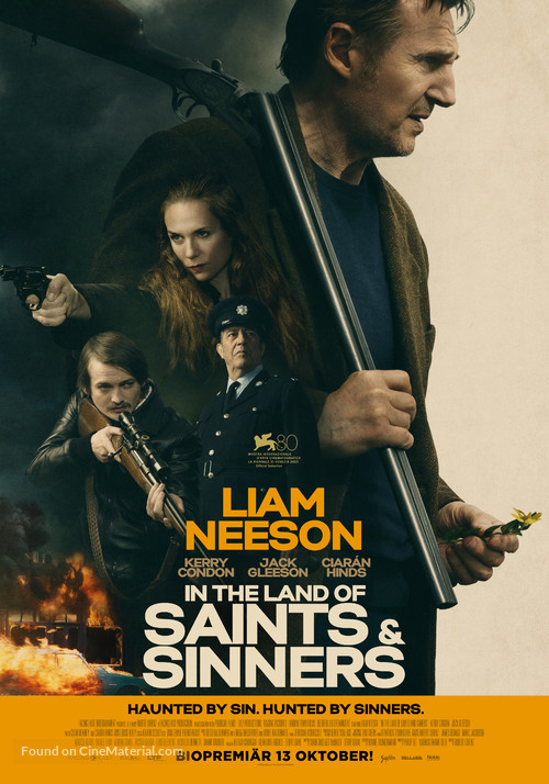In the Land of Saints and Sinners - Swedish Movie Poster