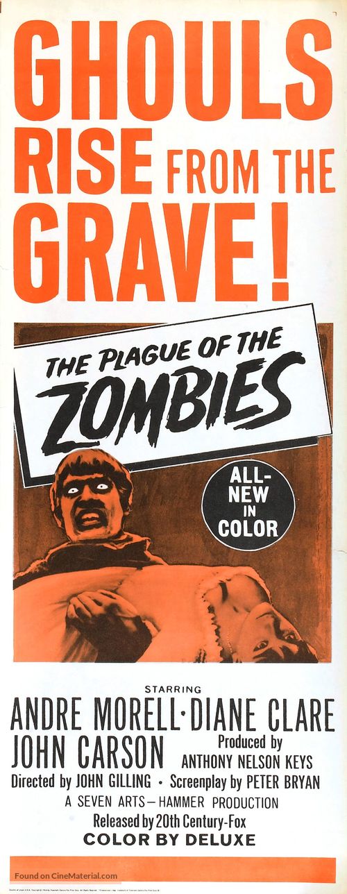 The Plague of the Zombies - Movie Poster