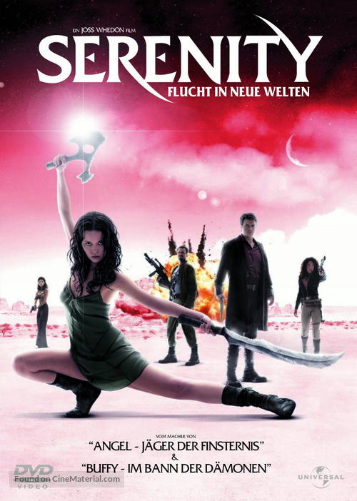 Serenity - German DVD movie cover