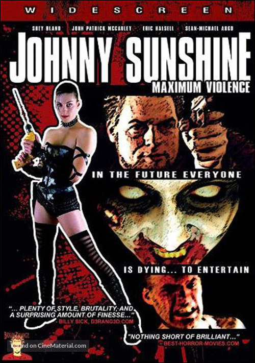 Johnny Sunshine Maximum Violence - DVD movie cover