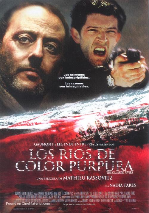 Les rivi&egrave;res pourpres - Spanish Movie Poster