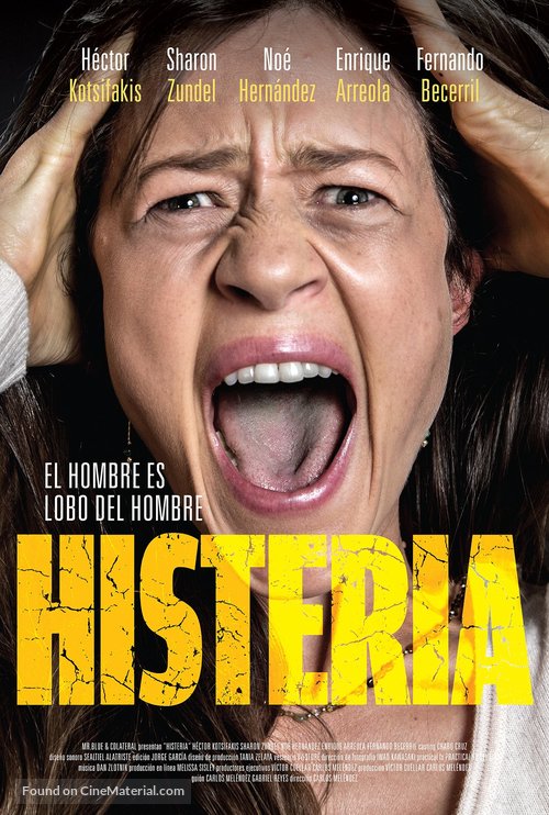 Hysteria - Mexican Movie Poster