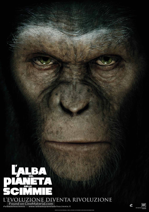 Rise of the Planet of the Apes - Italian Movie Poster