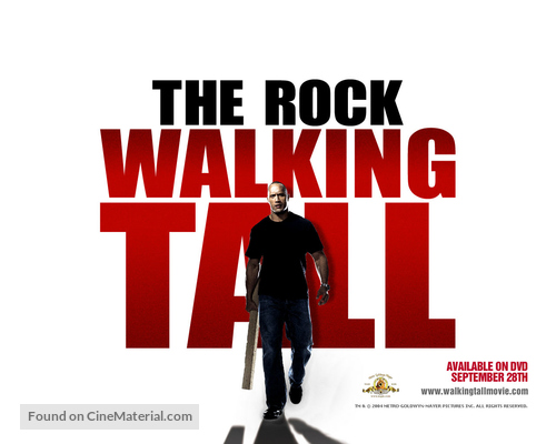 Walking Tall - Video release movie poster
