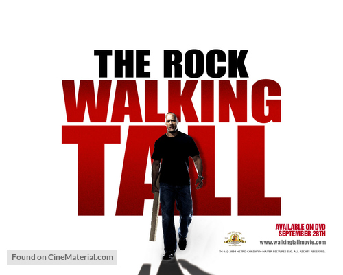 Walking Tall - Video release movie poster